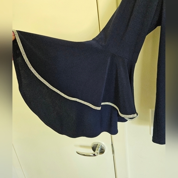 MSK Bell-Sleeve Tie-Hem Top NWT - Picture 6 of 12